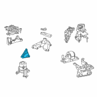 OEM Toyota Avalon Front Mount Bracket Diagram - 12311-0P160