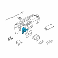 OEM Nissan Xterra Clock Spring Steering Air Bag Wire Diagram - 25554-7Z829