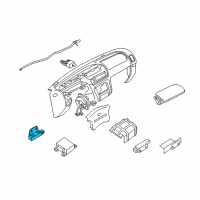 OEM Nissan Xterra Sensor-Air Bag Front Center Diagram - 98830-7Y084