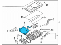 OEM 2022 Ford Explorer Cable Diagram - L1MZ-14D641-A
