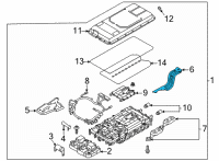 OEM 2020 Ford Escape BRACKET Diagram - LX6Z-10C674-A