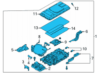 OEM 2022 Ford Escape BATTERY Diagram - LX6Z-10B690-B