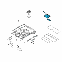 OEM 2006 Kia Spectra Lamp Assembly-Map Diagram - 928702F000IM