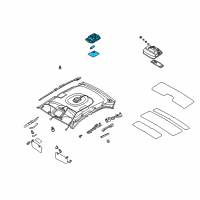 OEM 2006 Kia Spectra Lamp Assembly-Room Diagram - 928502F000IM