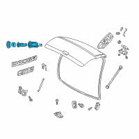 OEM Dodge Cylinder Lock Diagram - 4778125