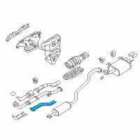 OEM 2001 Nissan Sentra Insulator Assy-Front Tube, Lower Diagram - 20520-4Z200