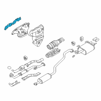 OEM Nissan Sentra Gasket-Exhaust Manifold, A Diagram - 14036-7J500