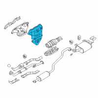 OEM 2002 Infiniti G20 Cover-Exhaust Manifold Diagram - 16590-7J510