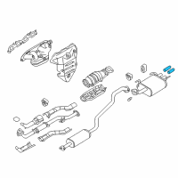 OEM 1998 Infiniti Q45 Finisher-Exhaust Diagram - 20091-16V00