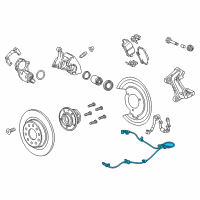 OEM 2020 Buick Regal Sportback ABS Sensor Diagram - 84685690