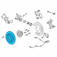 OEM 2018 Buick Regal Sportback Rotor Diagram - 13595819