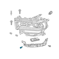 OEM 2020 Ram 2500 Screw Diagram - 68448967AA