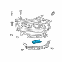 OEM 2022 Ram 2500 Module-ACTUATION Diagram - 68448768AA