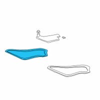 OEM Oldsmobile Intrigue Gasket, Automatic Transmission Fluid Pan Diagram - 24206182