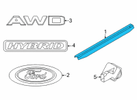 OEM Ford MOULDING Diagram - NZ6Z-6041018-A