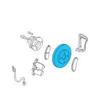 OEM Chevrolet HHR Rotor Diagram - 25994100