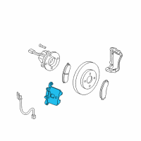 OEM 2009 Chevrolet Cobalt Caliper Diagram - 25900764