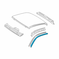 OEM 2005 Toyota Tundra Weatherstrip Diagram - 62382-0C020