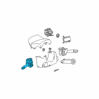 OEM 2005 Saturn Ion Headlamp Switch Diagram - 19299457