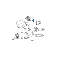 OEM 2007 Chevrolet Cobalt Ignition Switch Diagram - 23215459