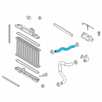 OEM 2015 Lexus ES300h Hose, Radiator Diagram - 16571-36110