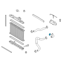 OEM 2018 Lexus ES300h Gasket, Water Inlet Diagram - 16325-36010