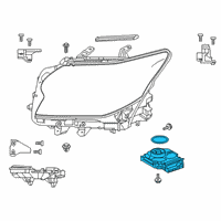 OEM Lexus GX460 Computer Sub-Assembly, H Diagram - 81016-60Q00