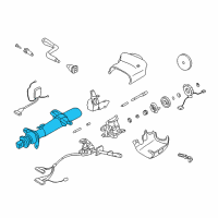 OEM GMC Sierra 2500 Column Asm, Steering Diagram - 19133736