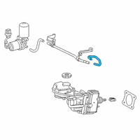 OEM 2021 Lexus ES250 Hose, Brake ACTUATOR Diagram - 44571-33150