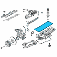 OEM 2022 BMW M760i xDrive Oil Pan Gasket Diagram - 11-13-8-651-107