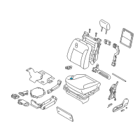 OEM 2006 Infiniti Q45 Pad_Front Seat Cushion Diagram - 87361-AT620