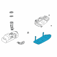 OEM 1998 Dodge Durango Shield-Fuel Tank Diagram - 52102163AC