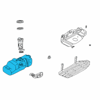 OEM 1999 Dodge Durango Fuel Tank Diagram - 52102169AC