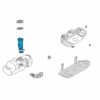 OEM 2003 Dodge Durango Module-Fuel Pump/Level Unit Diagram - 5083317AC