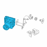 OEM 2004 Kia Spectra Hydraulic Unit Assembly Diagram - 0K2NA437A0