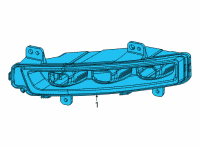 OEM 2022 Jeep Grand Wagoneer FRONT FOG Diagram - 68425742AD