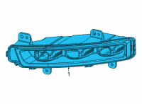 OEM Jeep Grand Wagoneer FRONT FOG Diagram - 68425742AD