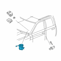 OEM 2018 Ram 1500 CLOCKSPRI-Steering Column Control Mod Diagram - 68528300AA