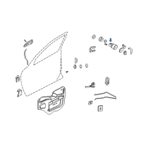 OEM 2004 Chevrolet Monte Carlo Lock Cylinder Diagram - 19120150