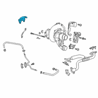 OEM Cadillac CT4 Turbocharger Gasket Diagram - 12687166