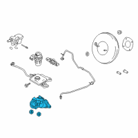 OEM 2010 Ford Transit Connect Master Cylinder Diagram - 7T1Z-2004-B