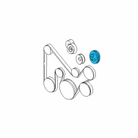 OEM Dodge Pulley-Water Pump Diagram - 4612172AB