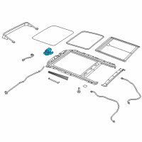 OEM 2017 Chrysler 200 Motor-SUNROOF Diagram - 68250107AB