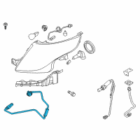 OEM Ford Side Marker Lamp Diagram - DG1Z-15A101-K