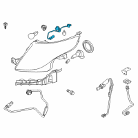 OEM Ford Police Interceptor Utility Socket & Wire Diagram - DB5Z-13A006-A