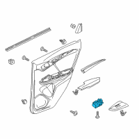 OEM 2016 Honda Fit Switch Assembly, Power Window Sub Diagram - 35760-T4N-H01