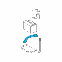 OEM Toyota Hold Down Diagram - 74404-06040