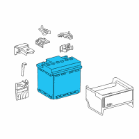 OEM 2017 Toyota Mirai Battery Diagram - 00544-21171-325