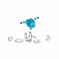 OEM 2007 Lexus IS350 ACTUATOR Assembly, Brake Diagram - 44050-53120