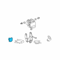 OEM Lexus IS350 Computer Assy, 4Wd Diagram - 89630-53010